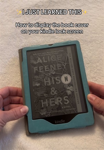 How to display the book cover on your kindle lock screen #kindle #booktok #wow #booktoker #read