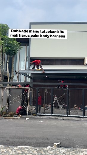 Pemasangan kanopy menggunakan besi iwf #fblifestyle | WELDER TASIK