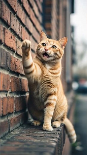 “Cat Saying Hi 😺👋 | Cutest Paw Moment Ever!”