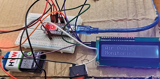 Smart Air Quality Monitoring System using Arduino