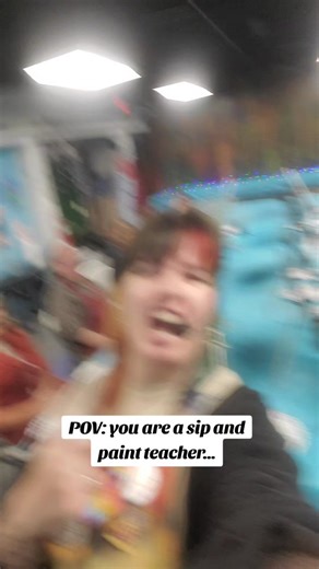 It's important to listen in a step-by-step painting class... #listenup #stepbysteppainting #sipandpaint #arthumor #paintingteacher | Jillian Woelfle-Olson