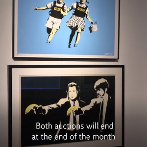 6.4K views · 50 reactions | Banksy and Andy Warhol iconic artworks up for auction | The Independent | Facebook