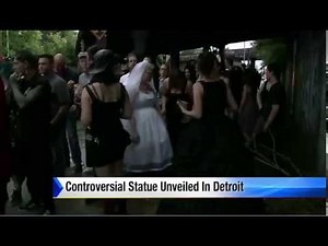 Satanic Statue Rises in the Fallen City of Detroit
