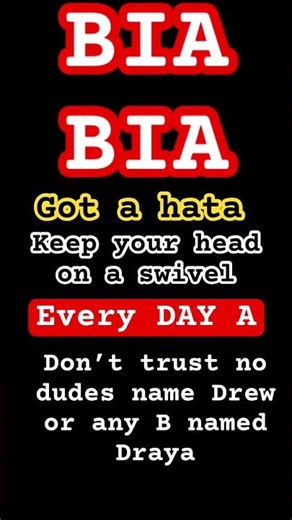 I’m G4L so I’m down to slayA. Pick me up, Bia. Let’s Bag this PAY-pa. CUe oFF_Line N outta shapeA.