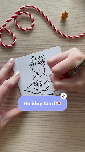 Christmas Card Drawing Ideas and Designs | Easy Hand-Drawn Cards