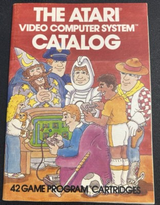 Vintage Atari 2600 Video Computer System Catalog 42 Game Program Cartridges 1981 | eBay