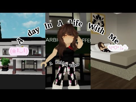 Roblox Day in the Life ✨ | Morning Routine + School + Café