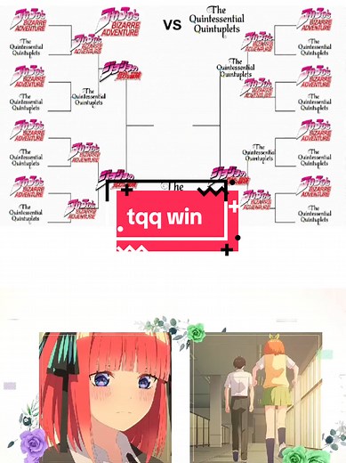 TQQ win 4 times in a row: Quintessential Quintuplets beats JoJo, One Piece, Your Name, Fairy Tail