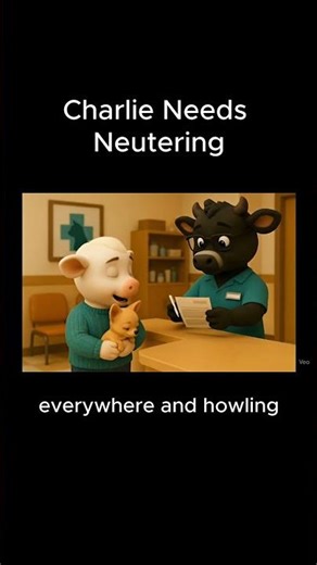 Charlie Needs Neutering #funny #squidgamchallenge #funnyanimals #memes #gaming #automobile