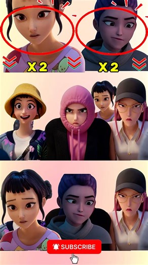 KPOP Demon Hunters Spot the Fake! Only 1% Can See #kpop #zepeto #quiz #quiztime #huntrix #유백합 #김프로