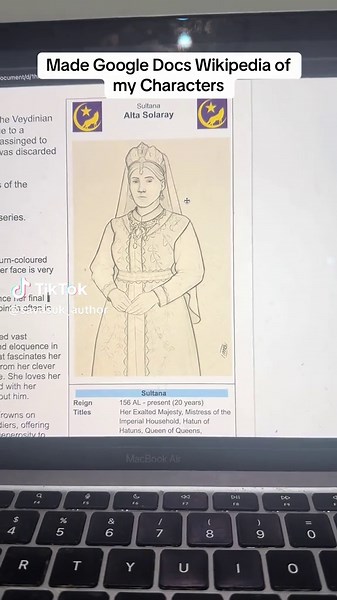 Organizing Characters with Google Docs for Worldbuilding