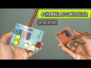 How to make 4 channel RC controller and receiver | drone controller | rc plan