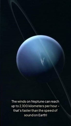 Neptune has supersonic winds