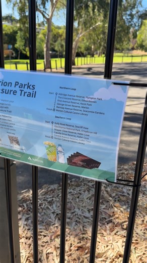 Looking for a free family adventure? Explore our Marion Parks Treasure Trail before time runs out! Download the StoryCity app and follow the prompts to explore your local parks and playgrounds. Solve the clues in the app, then return to Marion Cultural Centre Library to go into the draw to win an Event Cinemas kids movie pack! There are Northern and Southern loops to explore. 💚 But be quick - it all ends 5 pm this Friday 30 January. See the link in our bio to learn more! | City of Marion