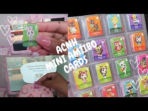 Animal crossing new horizons mini amiibo cards | Nintendo switch