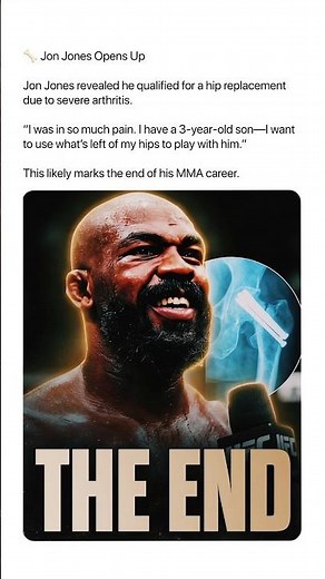 Jon Jones Reveals Career-Ending Injury