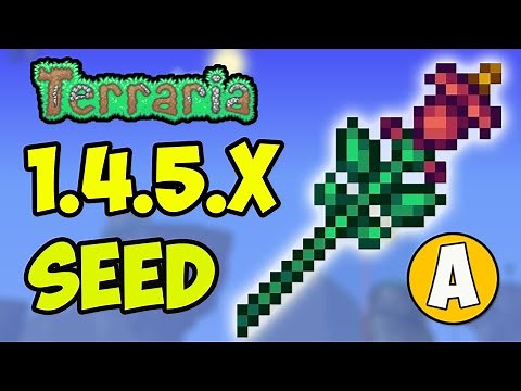 Terraria how to get STAFF OF REGROWTH fast (NEW SEED for 1.4.5.6) (2026)