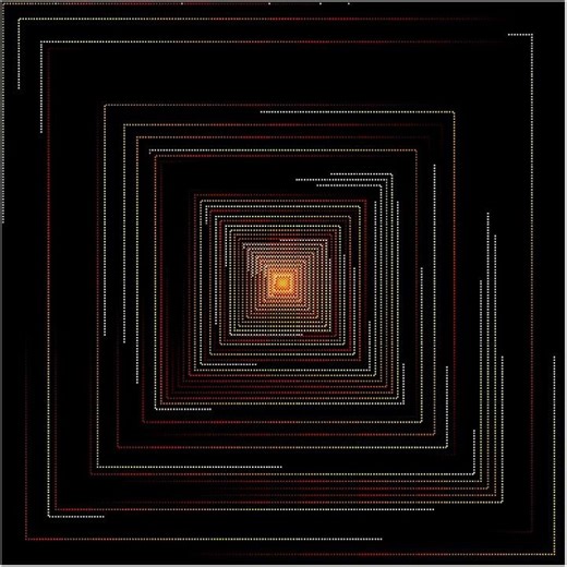 Ulam Number Spiral #animation #art