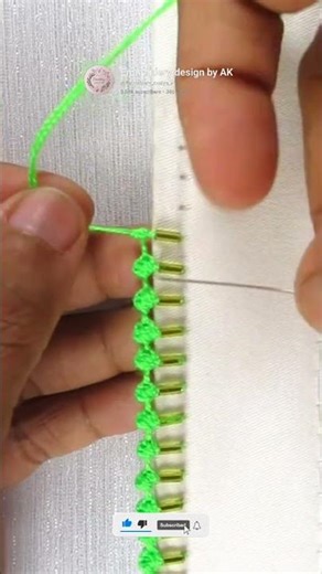 beautiful embroidery design work #handbroidery #embroiderypatterns #handmade