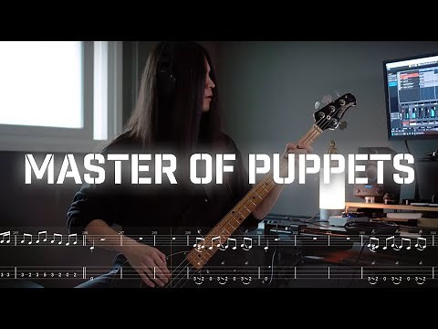 Metallica - Master of Puppets | Bass Cover with Play-Along Tab