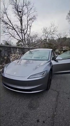 2025 Silver Tesla Model 3 Interior Walk Around | @IQautos