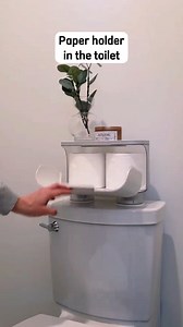 🔹 Toilet paper always messy? This smart storage box keeps everything neat and organized! #BathroomHacks #ToiletPaperStorage #NeatAndTidy #HomeOrganization #SmartLiving | Cleaning Motivational