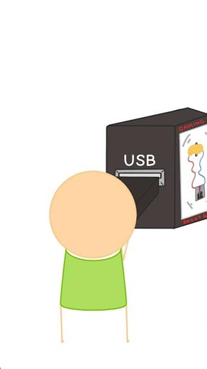 plugging usb port #animation