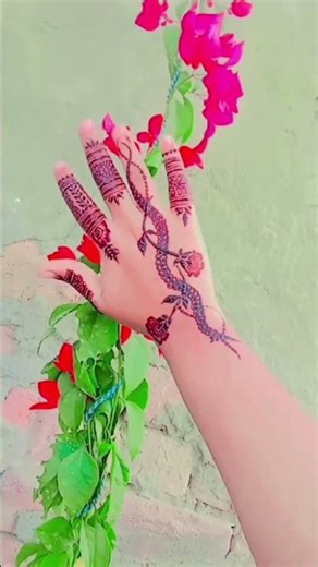 beautiful Mehandi design #trending #mehandi #aesthetic #beautifulmehandi