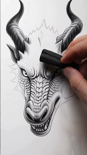 This Artist's Dragon Drawing is INSANE 🤯🐉