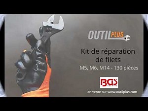 Les kits de réparation de filets, les tarauds hélicoïdaux de filetage