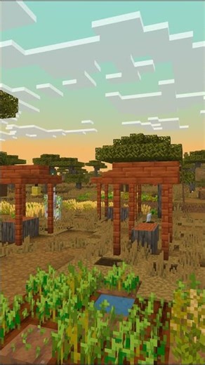 Sunset Serenity Scenes 🌅🌿 | Pure Minecraft Magic #minecraft #shorts