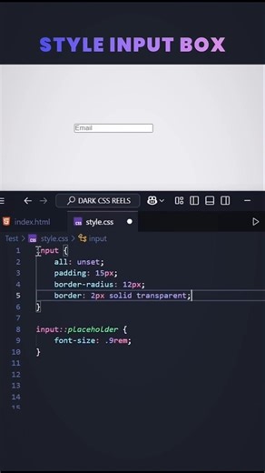 Make Your Input Box Look INSANE With HTML & CSS #Shorts #cssfilters #cssflexbox #css #html #htmlcss