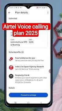 Airtel Only Calling Plans 2025 🔥 | Best Airtel Calling Recharge Plans | Airtel Recharge Plan 2025