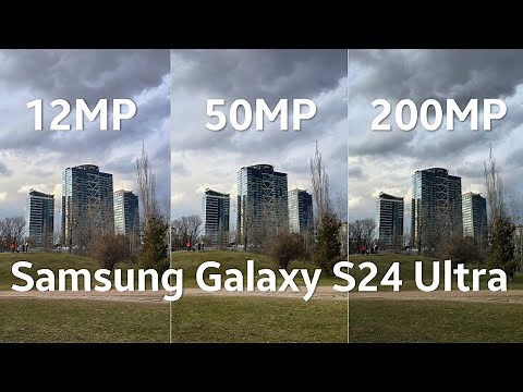 Samsung Galaxy S24 Ultra 12MP vs 50MP vs 200MP Photo Test
