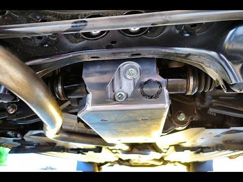 Subaru Crosstrek Rear Differential Skid Plate Installation
