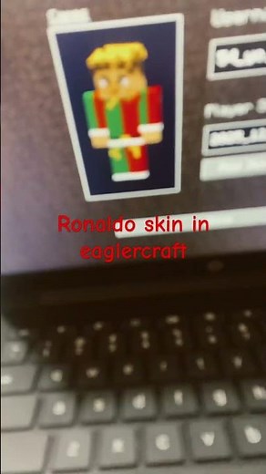 Ronaldo skin eaglercraft #monini #minecraft #eaglercraft #ronaldo #cristianoronaldo