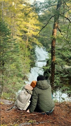 Hiking into Dawson Brook waterfall #waterfall #novascotia