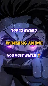 Top 10 Award-Winning Anime You Must Watch 🏆 #anime #awardwinning #shorts