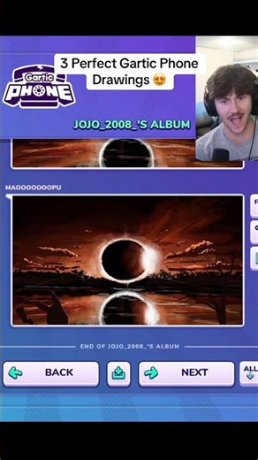 INCREDIBLE Lunar Eclipse Drawing in Gartic Phone