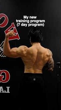 My updated training program #workoutmotivation #workoutprogram