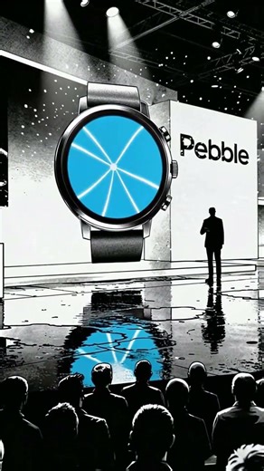 Pebble announces the Round 2 smartwatch with a circular display, set to launch in May. #shorts