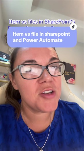 Do you know the difference between an item or a file in Power Automate for SharePoint #PowerPlatform #PowerPlatformPartner #MaryMyersPowerPlatform #PowerAutomate #SharePoint #DigitalTransformation #Microsoft#