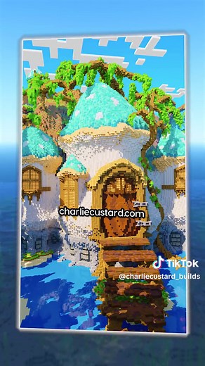 Material List 👇 - Polished Diorite | 15442 - Light Blue Stained Glass | 11895 - Smooth Quartz Block | 9908 - Smooth Quartz Slab | 4882 - Quartz Pillar | 3472 - Sea Lantern | 3472 - Prismarine Bricks | 2761 - Grass Block | 2264 - Cobblestone | 2020 - Polished Diorite Slab | 1760 - Birch Planks | 1461 - Smooth Sandstone | 1351 - Polished Diorite Stairs | 1064 - Diorite | 1002 - Smooth Quartz Stairs | 864 - Smooth Stone | 864 - White Concrete | 782 - Brown Concrete | 634 - Diorite Wall - Prismarin