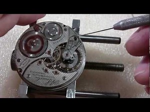 How I replace a balance staff, riveted type, Part 4 of 4, replacing hole jewel