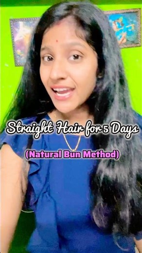 Wake Up with Straight Hair! (5-Day Bun Trick)