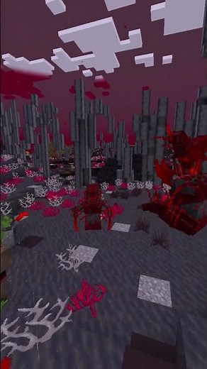 Crimson Curse Infection - Minecraft Mod #minecraft #minecraftjava #minecraftmods #horror