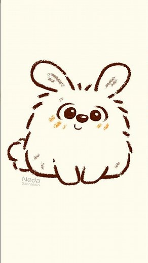How To Draw A Cute Bunny - Step by Step Easy Rabbit Drawing Tutorial #chibibunny #kawaiibunny #art