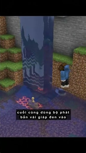 cách làm thác nước Minecraft