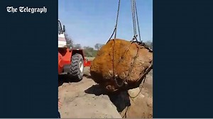 It weighs 30 tonnes - but it used to be even bigger. | The Telegraph