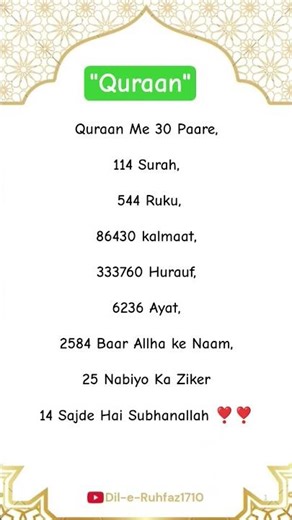 🤍"Quraan"🤍 #rasoolallah #islam #islamic #Dil-e-Ruhfaz